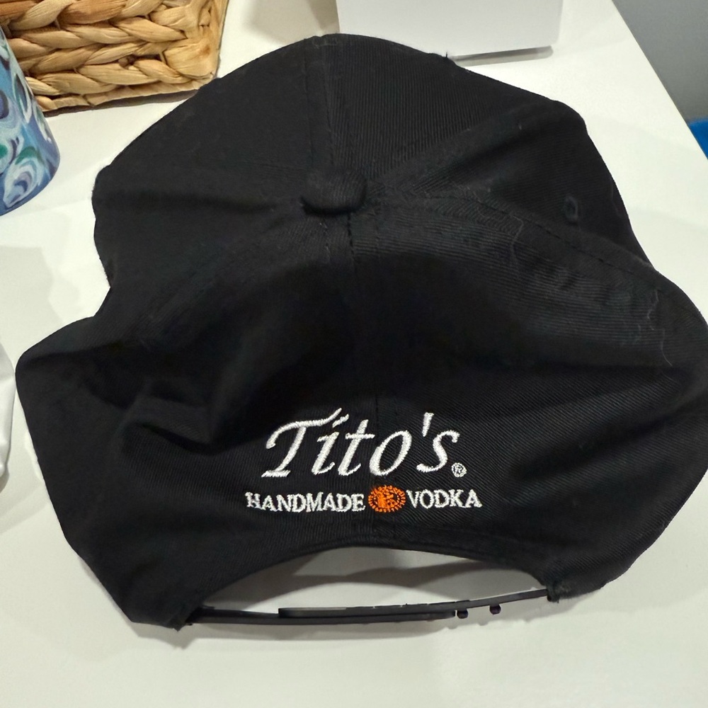 Black Boston Bruins/Titos Trucker Hat (adjustable) - Picture 2 of 3